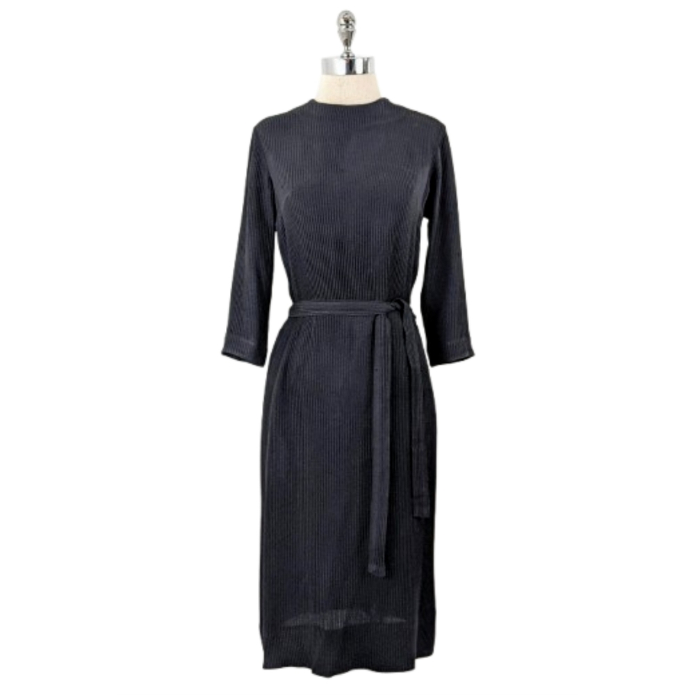 vintage 50's L'Aiglon ribbed wiggle dress